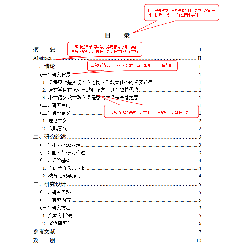 陕西学前师范学院高等学历继续教育本科生文科、艺术类论文模板(图5)