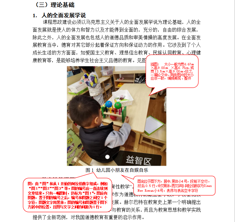 陕西学前师范学院高等学历继续教育本科生文科、艺术类论文模板(图12)