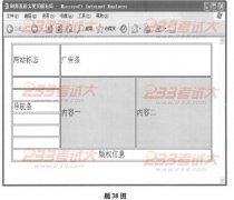 全国2011年4月高等教育自学考试网页设计与制作试